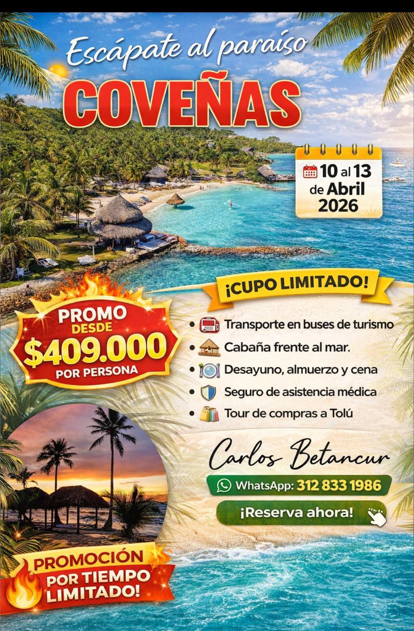 Imagen del plan Coveñas